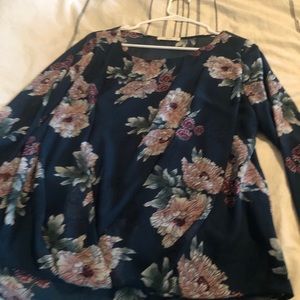 Floral print blouse